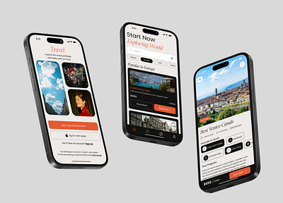 Toure Booking App Design, UI/UX Designer app design application design branding hotel booking app design product design ui uiux ux design ux researcher