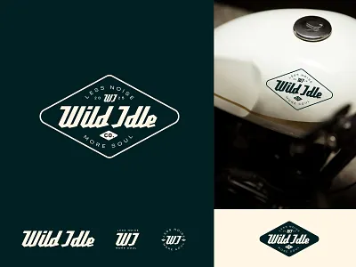 Wild Idle alex seciu badge logo branding logo logo design logo designer monogram typography word mark