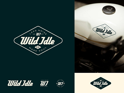 Wild Idle alex seciu badge logo branding logo logo design logo designer monogram typography word mark