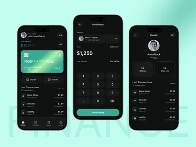 Finance Mobile App app crm finance finance app fintech fintech app mobile app mobile banking mobile ui payment saas ui ux