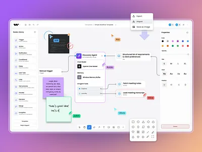 Real-time collaborative workflow editor built with tldraw SDK tldraw diagram