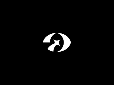 Star & eye abstract art artist branding concept double meaning entertainment eye eyes logo logo design logo designer minimalist portal roxana niculescu simple solar space spark star