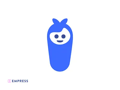Empress Identity Character 02 baby branding character cotton crown empress grace logo logodesign logodesigner love mascot natural soft symbol