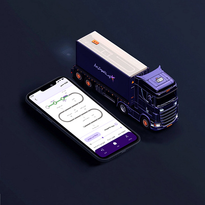Driver App – Smart Cargo Delivery & Tracking System driverapp logisticsapp mobile app ui ux