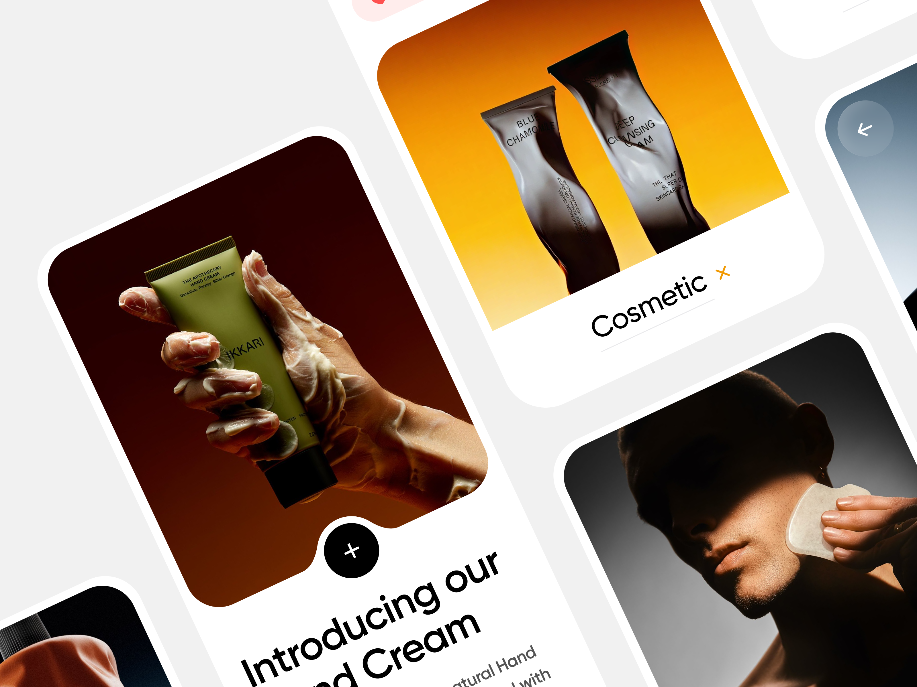 Orora - Skincare App android android app android app design app app design cards clean e commerce ios ios app ios app design minimal mobile mobile app mobile app design mobile design mobile ui ui ux