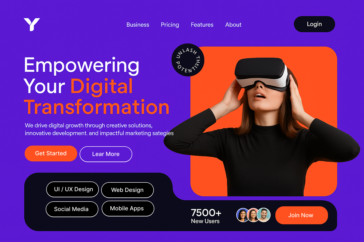 Y Tech | Website | Landing Page branding figma landing page mohitraval web website