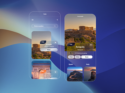 Travel App - iOS Apple Design app application book book app booking app clean design ios ios design iteraction design mobile app mobile application travel travel app trendy ui ui ux