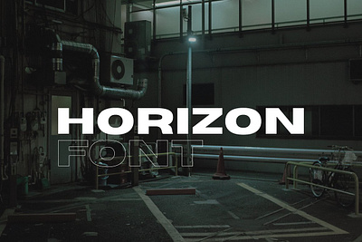 Horizon - Wide Sans Serif branded logo cyrillic decorative display title extended latin font typeface geometric sans grotesque heavy fat horizon wide sans serif logotype modern bold sans serif typography