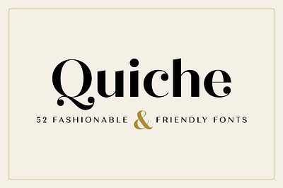 Quiche Font Family advertising alternates bold branding contemporary fashion high contrast logo luxury magazine style packaging clothes quiche font family sans serif small caps stencil text