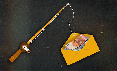 Illustration for News Article: The Fake Letter Scam digitalar graphic design illustration mailfraud newsdesign newspaper poster ui visualcommunication visualstorytelling