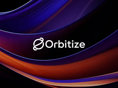 Orbitize Logo Design brand brand logo branding clean logo creative logo design futuristic logo galaxy logo galaxy logo design letter logo logo logo design logo type modern logo orbit orbit logo tech logo technology technology logo