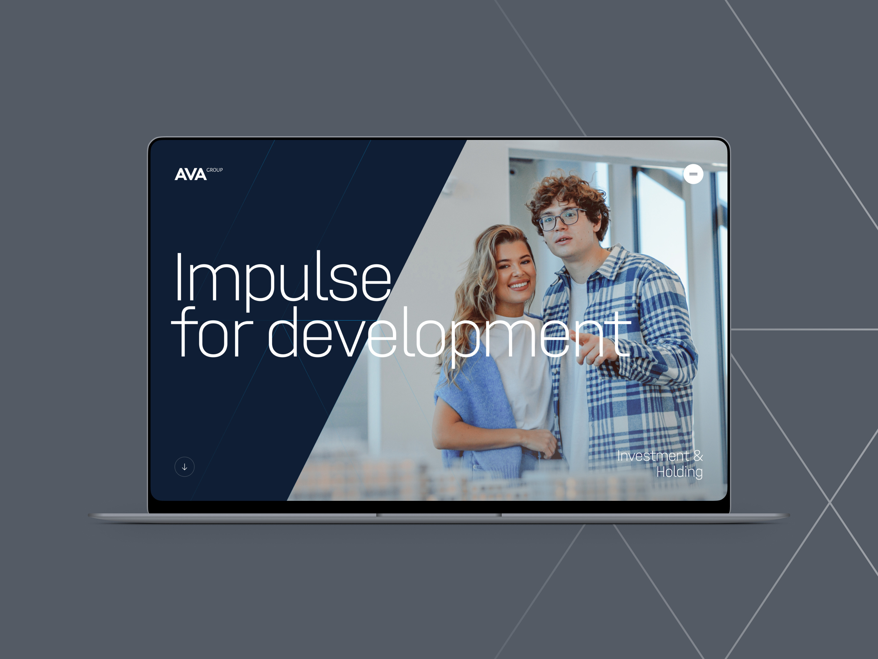 Example of AVA Group Corporate Website