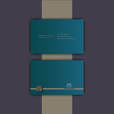 Modern Business Card Design Template branding business card customizable design editable graphic design illustration logo modern design name card print ready file unique design vector visiting card