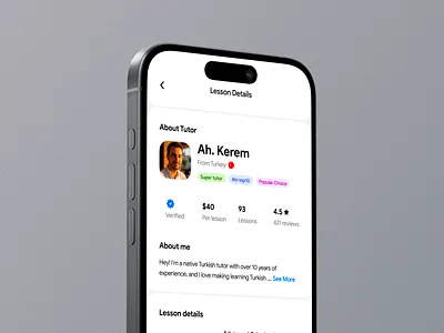 Language Learning App UI app design app ui clean design ed tech educational app learning app minimal mobile design mobile ui mobile version modern ui product design ui design user interface