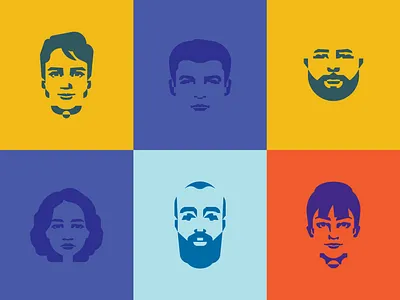 "Portrait illustration" branding design graphic design illustration logo vector