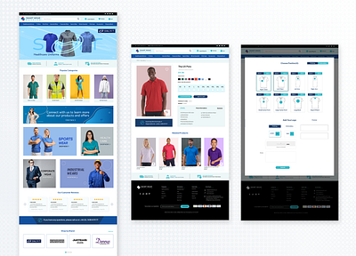 Custom Clothing Brand Experience brand branding clothing clothing brand e commerce e commere web ui uiux user experience ux