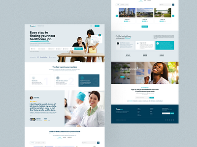 💼 Medsurf – Healthcare Job Portal UI animation branding design graphic design illustration logo motion graphics ui ux vector