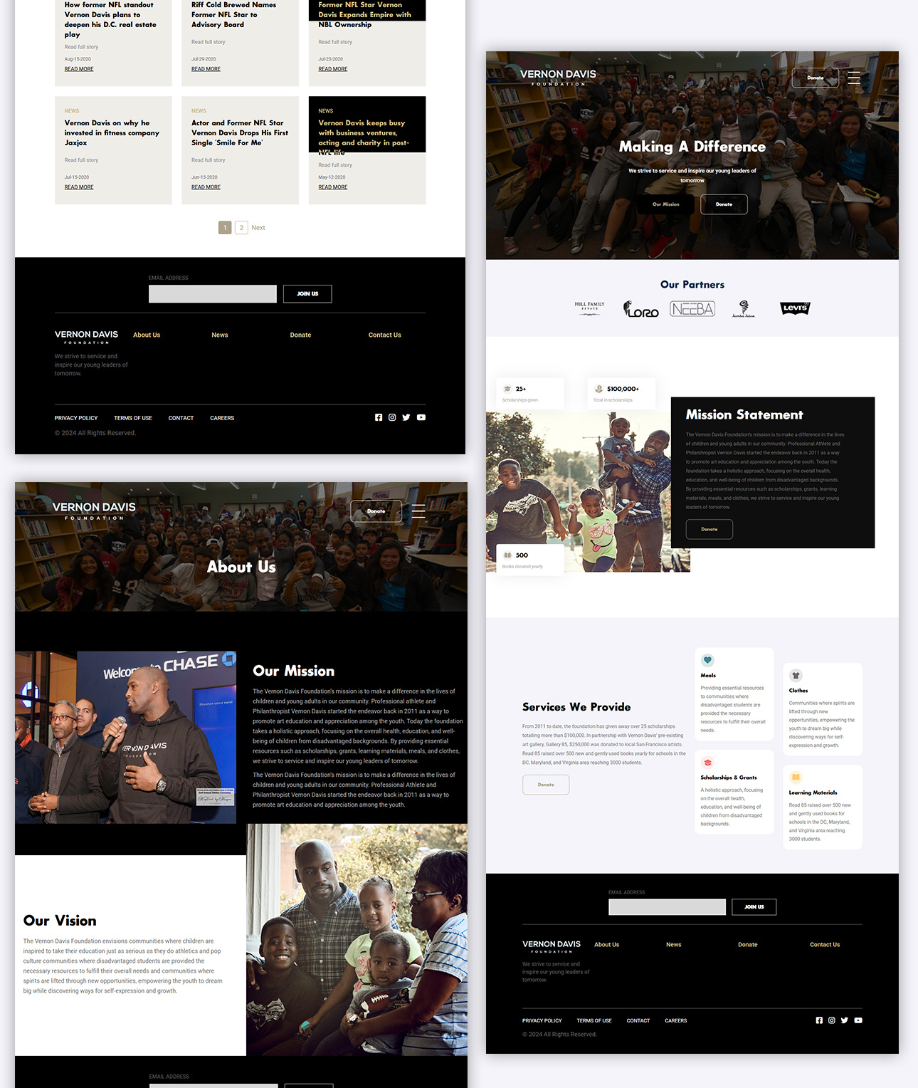 Donation Website for Nonprofit Built with WordPress branding design elementor graphic design shopify webdesign website wordpress