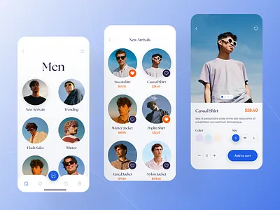Fashion E-Commerce Mobile App app design app ui clothing app dribbble best shot ecommerce fashion app mobile app online shop popular shot product design ui design