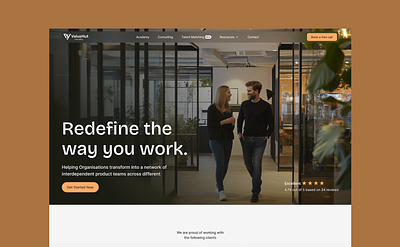 Agile management consultancy agile branding clean colorful consultant creative figma landing proffesional ui unique website