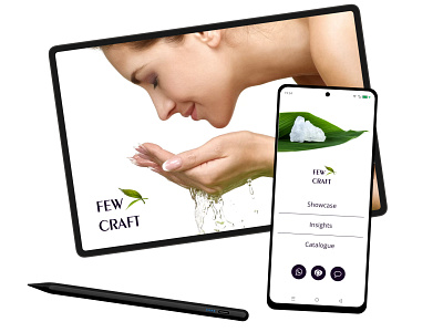 New vision - Fewcraft redesign app design branding logo product design ui ux website design