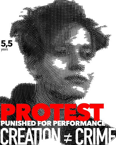 Eduard Sharlot art freedom illustration politic politicalprisoner poster