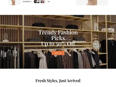 Luxury clothing E Commerce UI