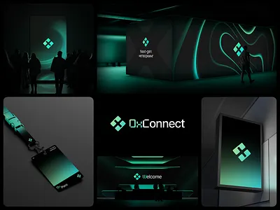 Visual Identity for Crypto Conference banner banner design branding conference design crypto crypto banner crypto banner design dark design dark posters digital screen design graphic design id card id card design logo logo design logotype logotype design web3 web3 banner web3 banner design