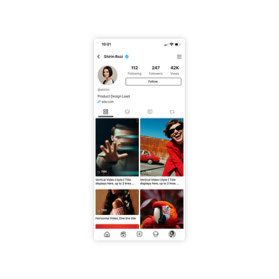 Reab’s Profile Page—Designed for Clarity and Character app concept app design design inspiration design trends figma interaction design microinteractions mobile design modern design product design social media ui design user interface ux design visaul design