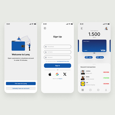 Banking App Concept - Simple, Intuitive and Trustworthy bank app fintech interface design ui ux