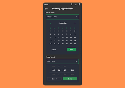 Day 38 - Calendar graphic design ui