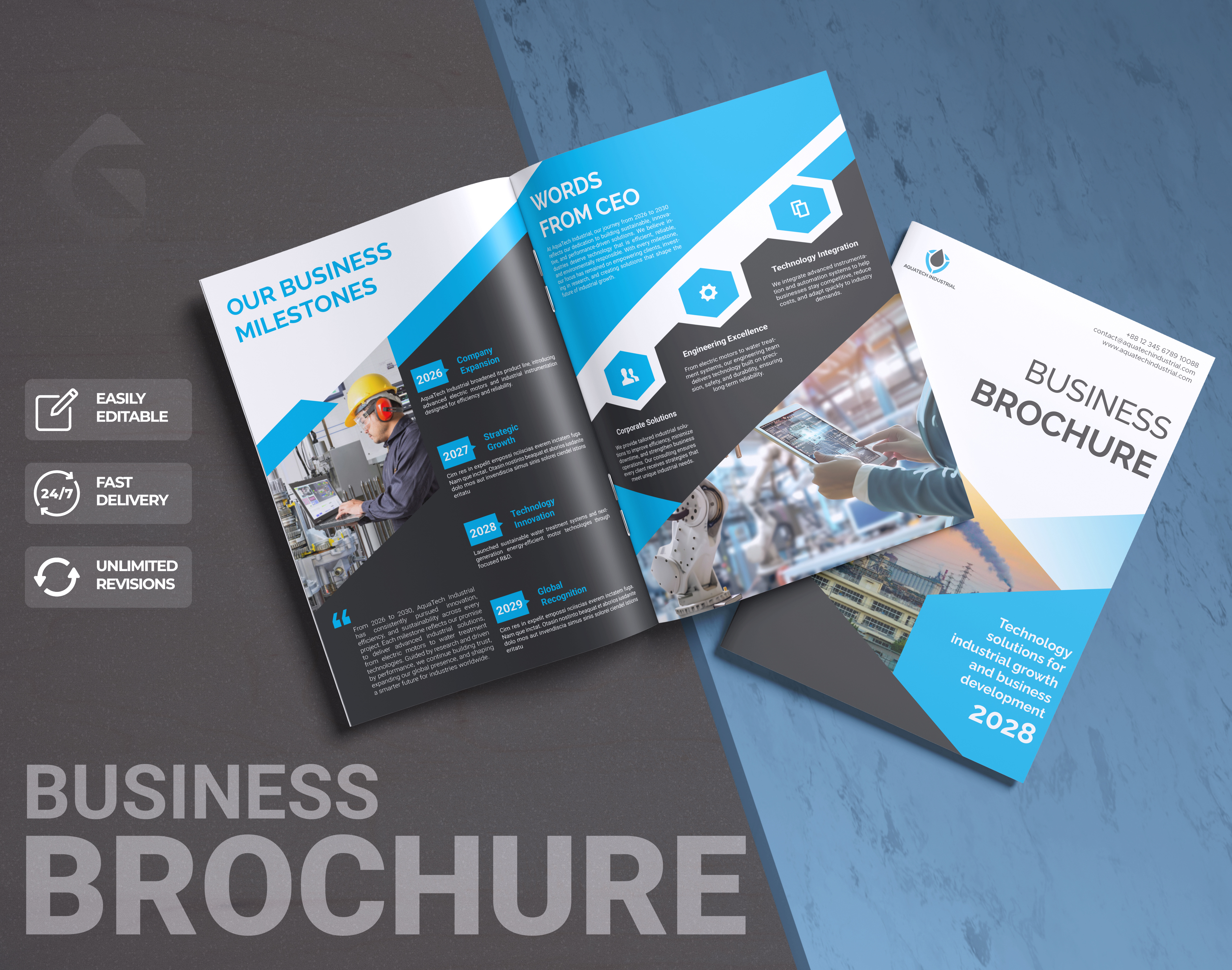 Business Brochure Design branding brochure brochure design company profile design graphic design indesign
