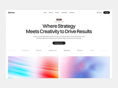 Strivve - Business Consulting Website adaptive agency agency consulting business clean consultation consulting agency design landing page layout minimal modern responsive results success team uiux ux web design website