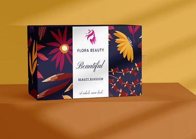 Flora Beauty Box Packaging Design | Elegant, Feminine & Modern beauty box design brand identity cosmetic packaging creative packaging elegant packaging feminine design flora beauty box floral design floral packaging luxury packaging minimal packaging modern packaging natural beauty packaging concept packaging design packaging designer packaging inspiration premium packaging product packaging skincare packaging
