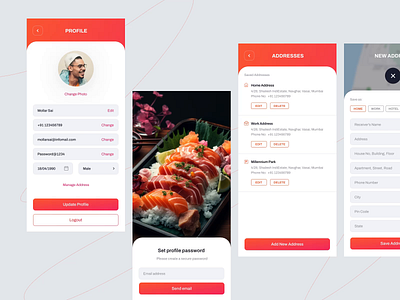 Food Ordering App & Kitchen Dashboard UI Design appdesign deliverytracking food delivery app foodanddrink foodapp fooddelivery foodtech menu minimaldesign mobileappdesign online ordering orderingapp productdesign restaurantapp startup uidesign ux food apps uxdesign