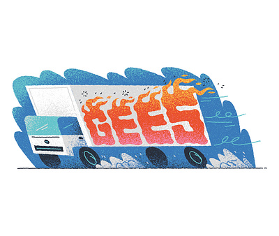 Heritage Day Gees adobe blue illustration illustrator muti photoshop photoshopbrush rough southafrican stickerillustration texture truck type typedesign typography