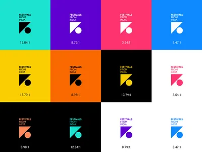 Brand Identity Color Palette & Logo Variations accessibility design brand identity color palette
