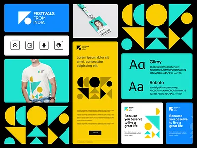 Festivals From India - Brand Identity System & Visual Guidelines branding