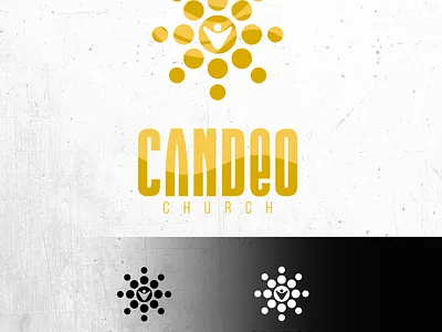 Church logo concepts chipdavid church dogwings faith icon logo vector word mark