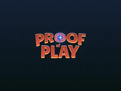 Proof of Play Logo Design branding fun logo funny logo gaming gaming logo graphic design illustration logo logo design mark nft logo play logo tech logo web3 logo