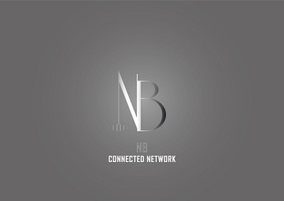 BRANDING branding connected network design graphic design harsenk design harsenk logos illustration logo logo design nb nb connected network vector