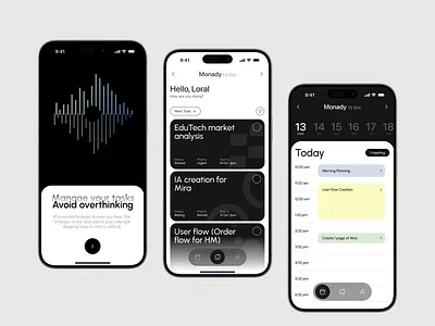 Task Management App UI interactive design
