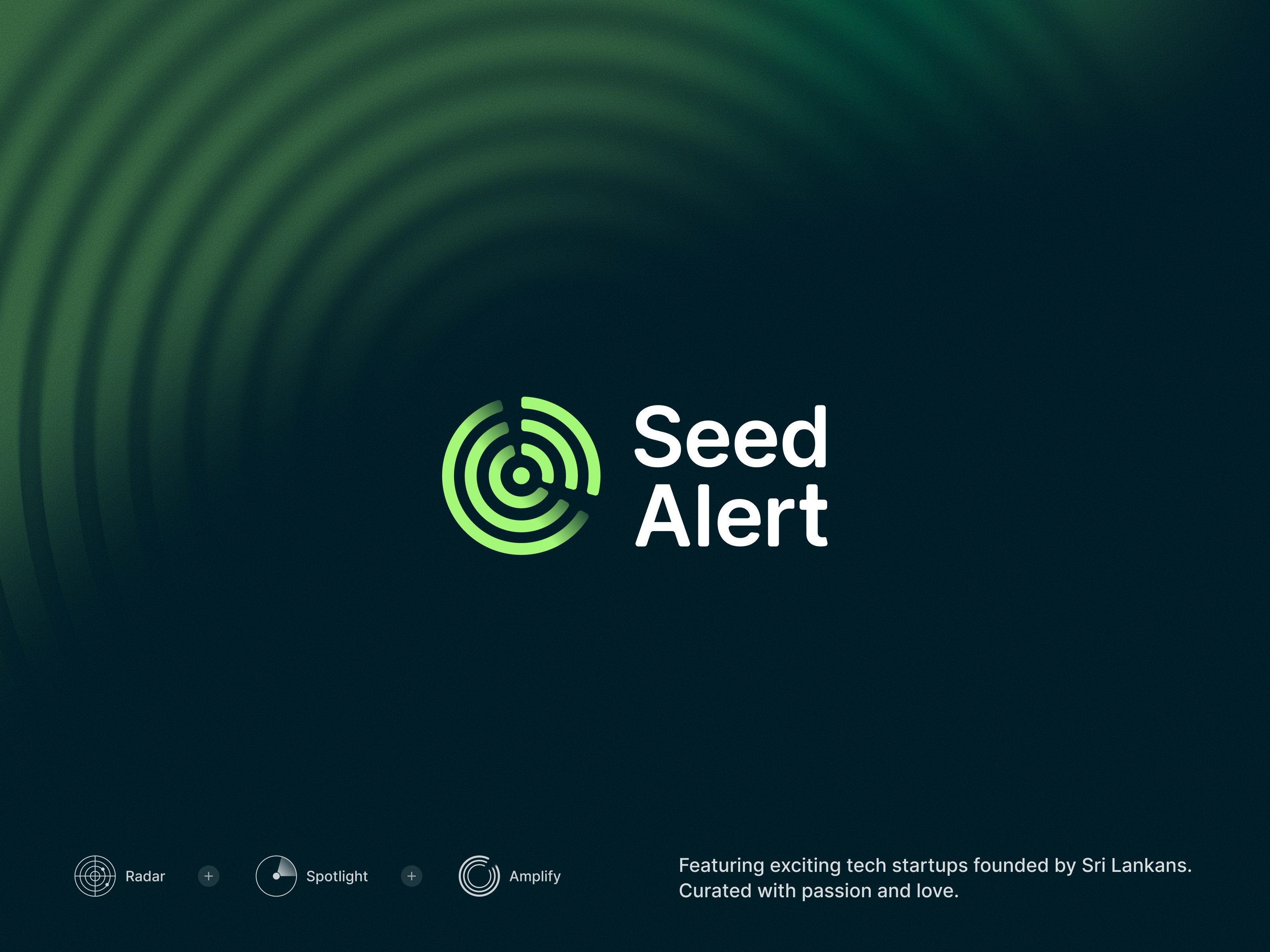 Seed Alert - Branding & Logo Design amplify automate awareness brand guide branding branding collateral communities community support logo logo concept logo construction message modernisation radar seedalert spotlight srilanka startup sustainability