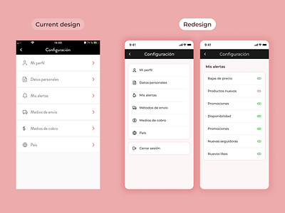 Leveraging look and feel/typography readability ios pink readability settings typography ui