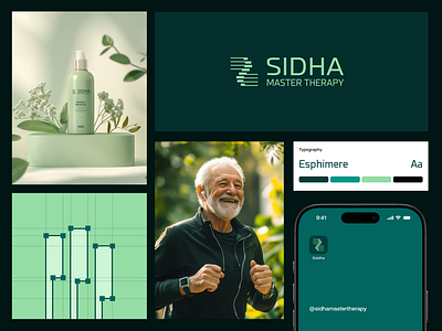 Logo Design for "Sidha Master Therapy" brand identity branding branding design custom logo flat logo graphic design healthcare logo holistic logo iconic logo line art logo logo logo concept logo design logo inspiration minimal logo modern logo motion graphics spiritual logo therapy logo typography logo
