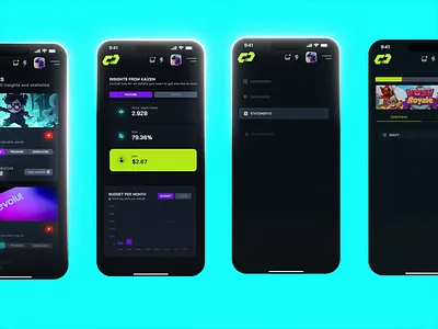 SaaS Responsive Screens analytic app analytic platform aplication campaign builder campaign management campaign management dashboard campaign management tools creator marketplace creator marketplace saas crm app crm responsive data app data platform influencer platform marketplace saas mobile aplication ragebite saas dashboard saas website statistic app