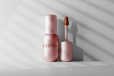 lip serum packaging design beauty branding cosmetics design graphic design illustration lip serum lip serum packaging design logo packaging design product design