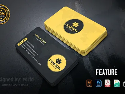 I am expert Professional Business card Designer 3d animation branding business card business card design cards design designer forid fiverr graphic design illustration logo motion graphics ui visiting card