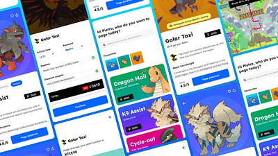 Poképager | Concept App app concept pokemon services ui ux