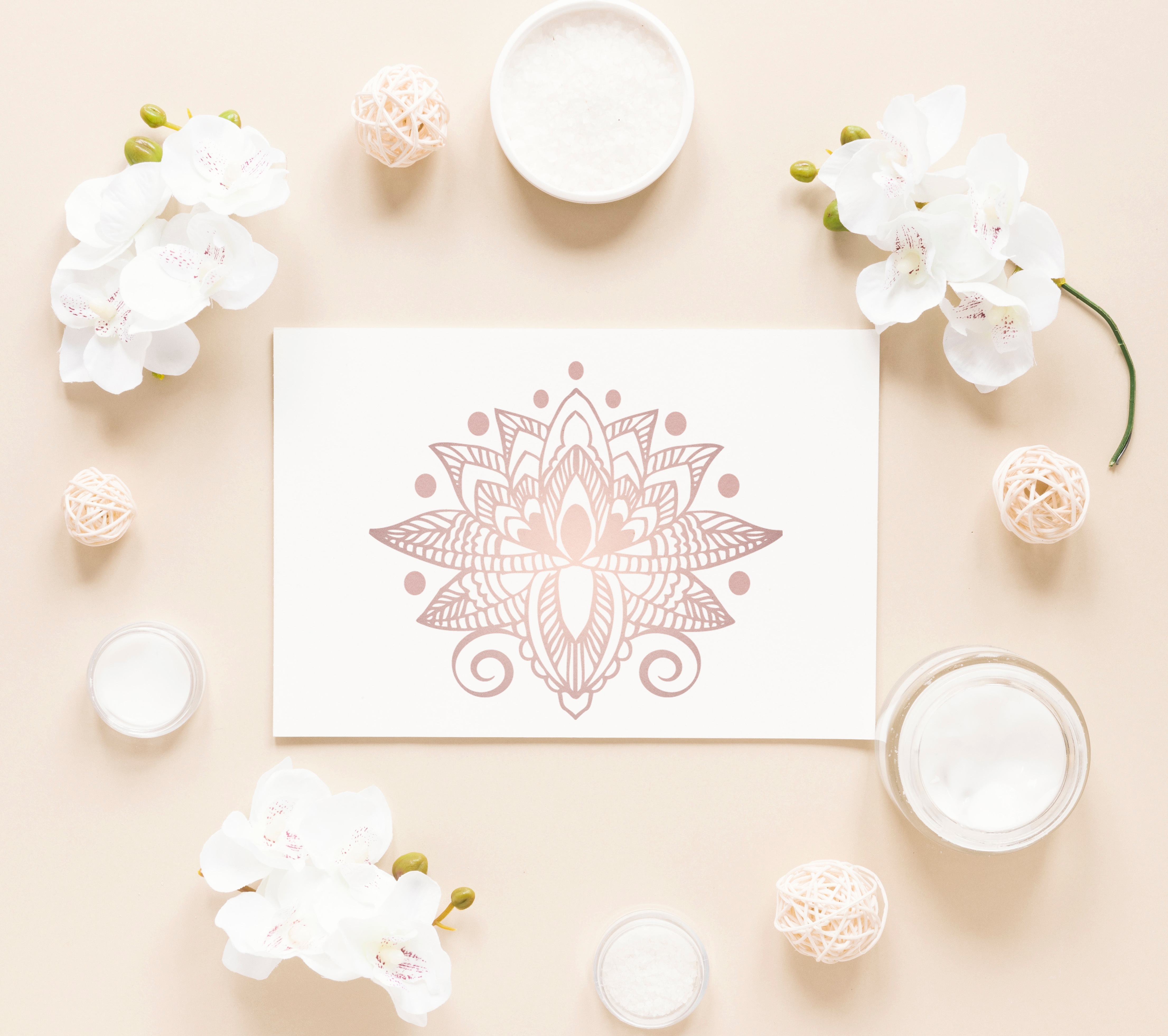 Example of Hand Drawn Mandala Brand Logo Design